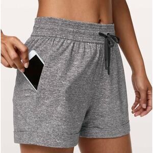 Lululemon Spring Break Away Short *3" Heather Lux Multi Black - Size 6